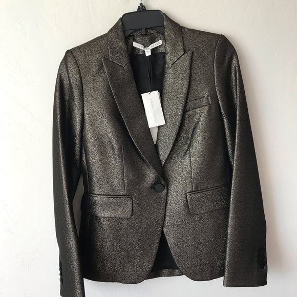 Veronica Beard Shimmer Peak Lapel Blazer NEW - Picture 4 of 9